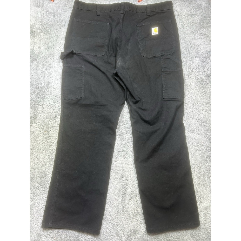Carhartt Pants Mens 40x32 Black Work Carpenter Rugged Flex Relaxed 103279 BLK - Picture 2 of 16